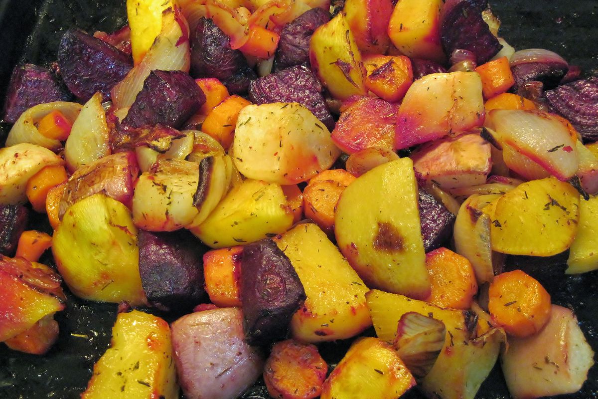 Roasting Vegetables: Heat, Space and Time